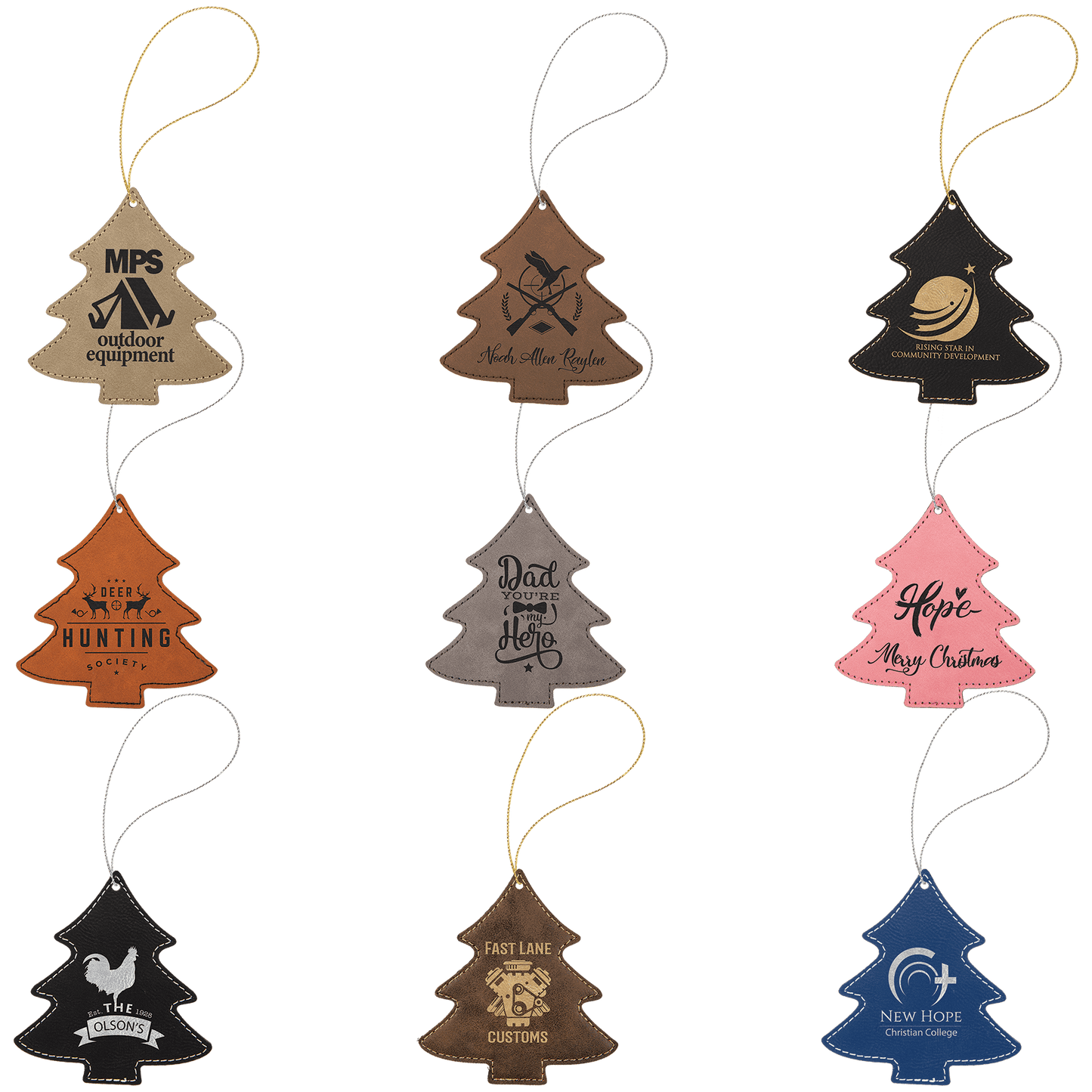 Leather Ornaments