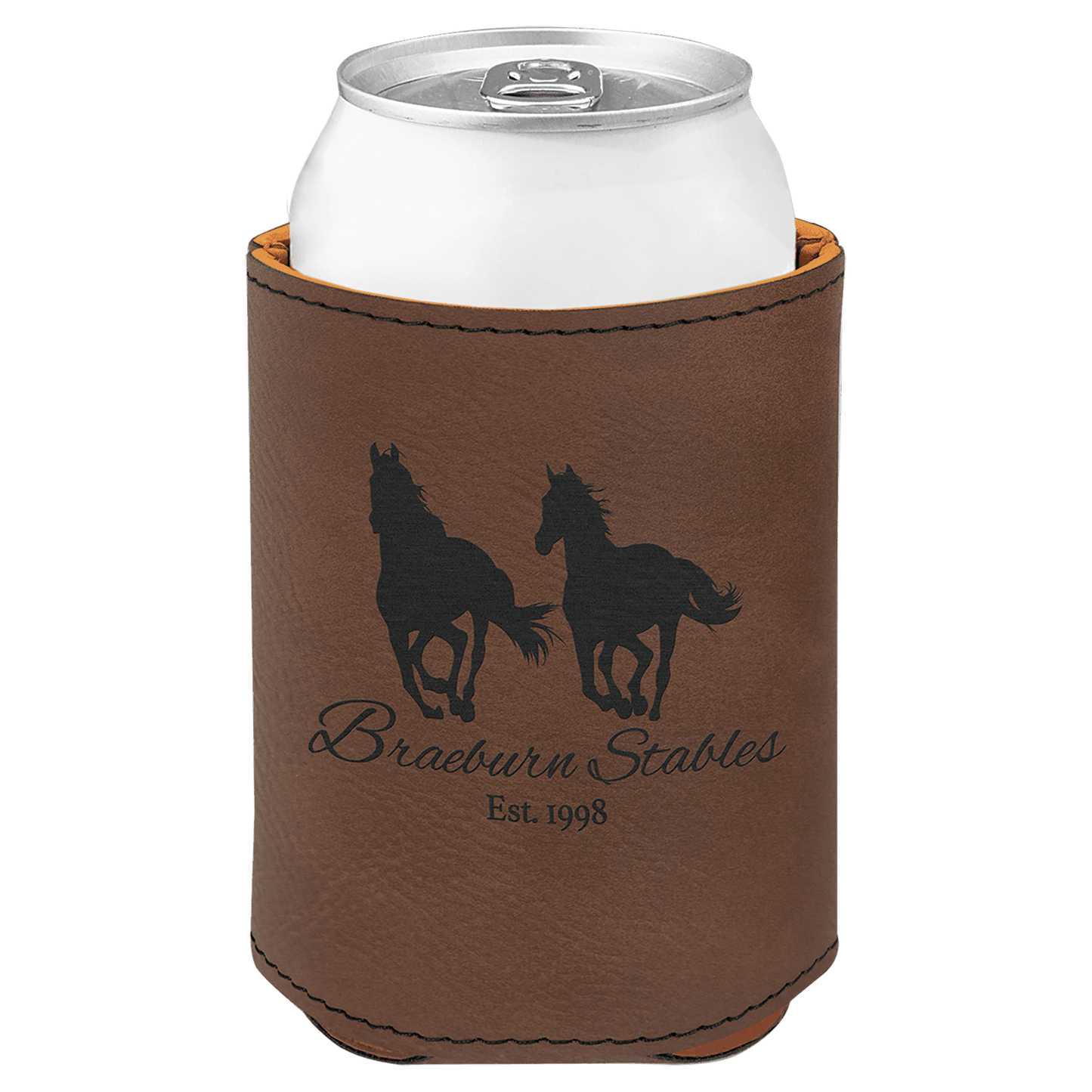 Leather Can Cooler - Multiple Colors