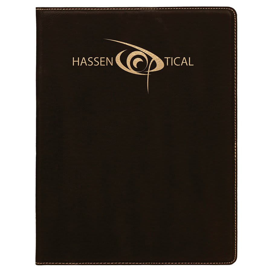 Leather Portfolio w/ Zipper