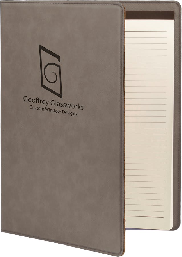 Leather Portfolio w/ Zipper