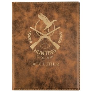 Leather Portfolio w/ Zipper
