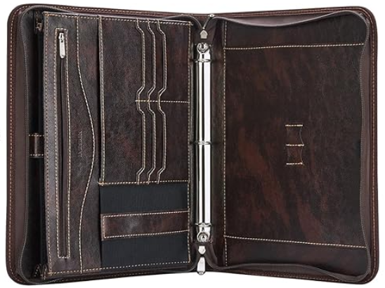 Leather Portfolio Binder