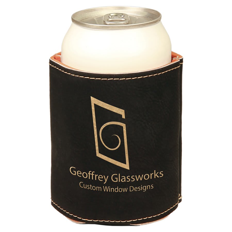 Leather Can Cooler - Multiple Colors