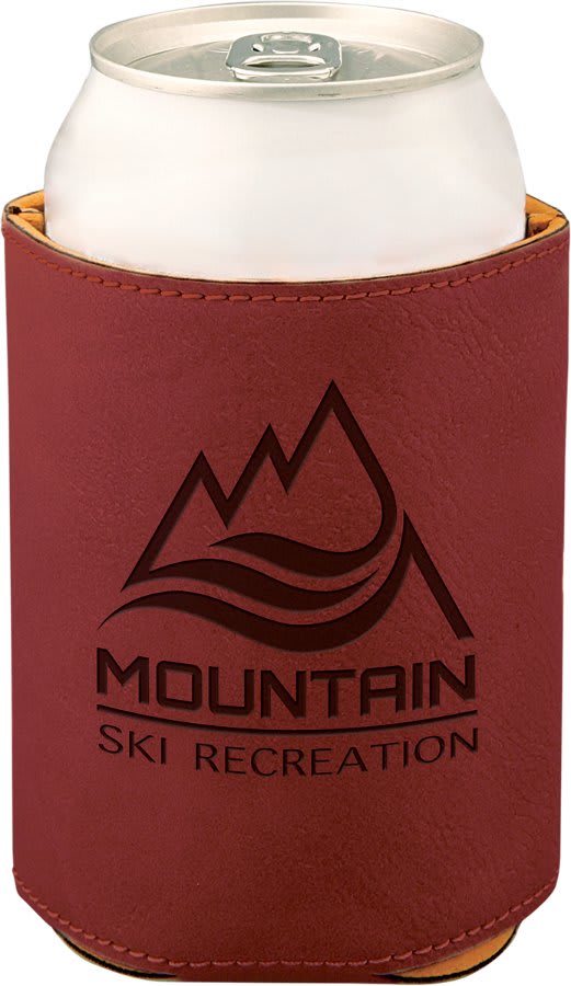 Leather Can Cooler - Multiple Colors