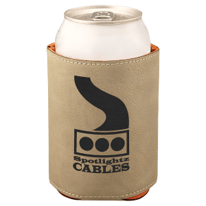 Leather Can Cooler - Multiple Colors