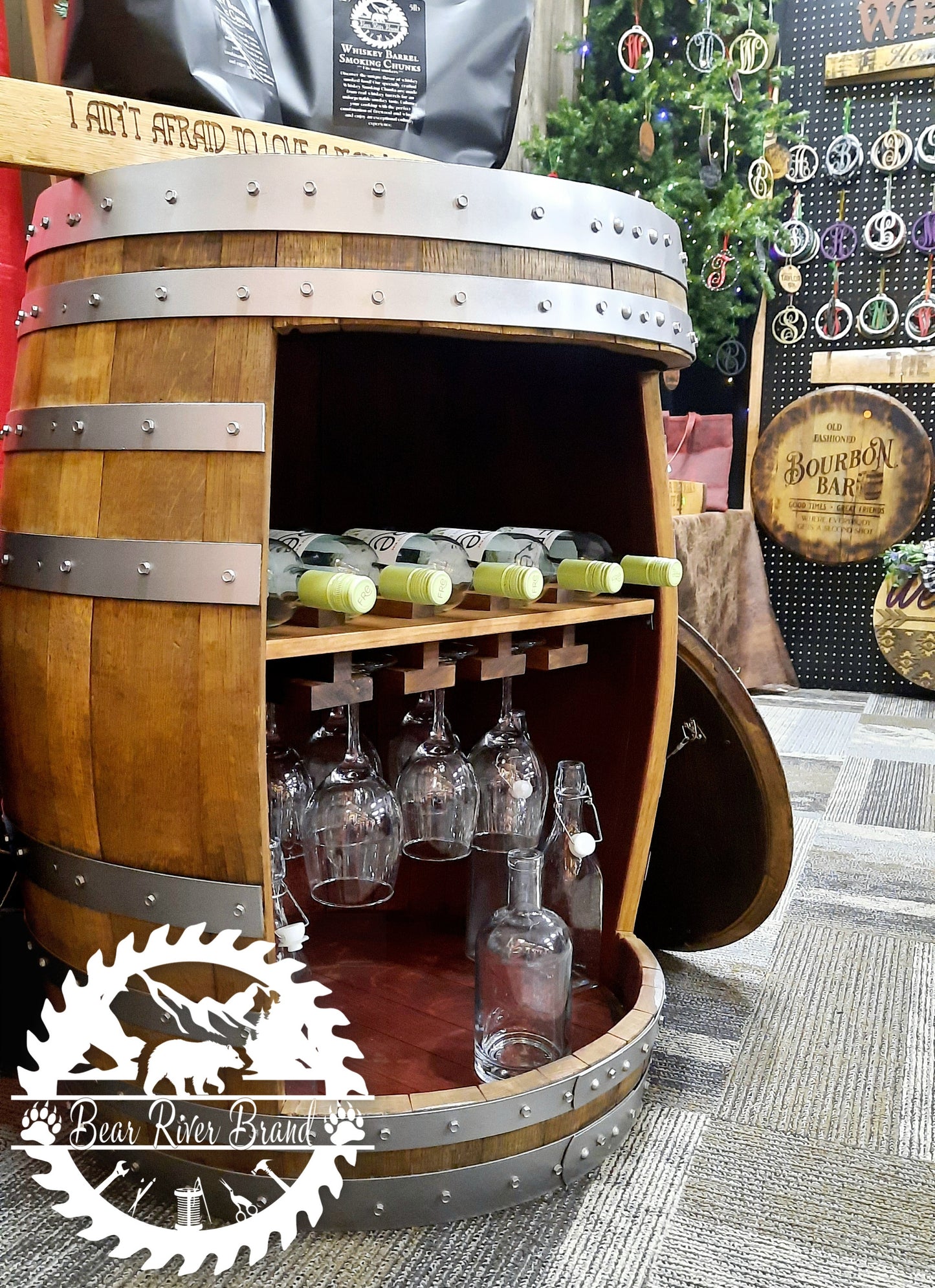 Wine Barrel Cabinet