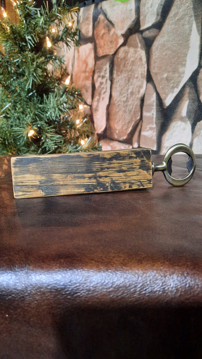 Whiskey Barrel Bottle Openers