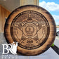 Custom Engraved Whiskey Barrel Lid