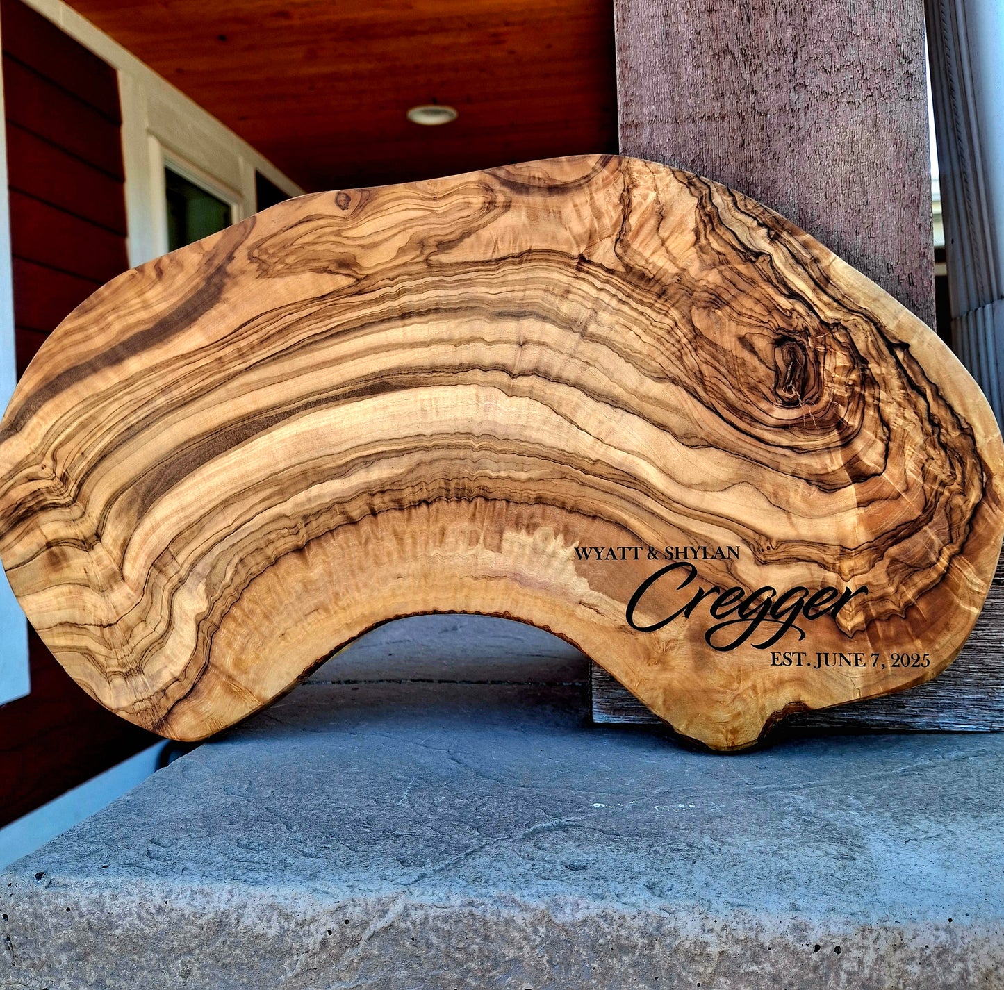 Olive Wood Charcuterie Board