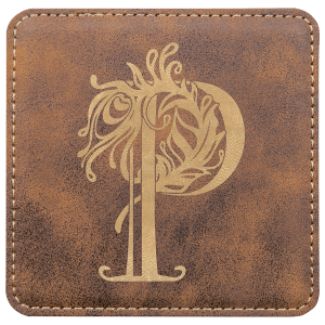 4" Leatherette Coasters