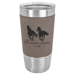 Engraved 20oz Leatherette Tumblers