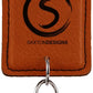 Bottle Opener Leatherette Keychain