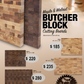 Butcher Block Maple and Walnut Cutting Boards