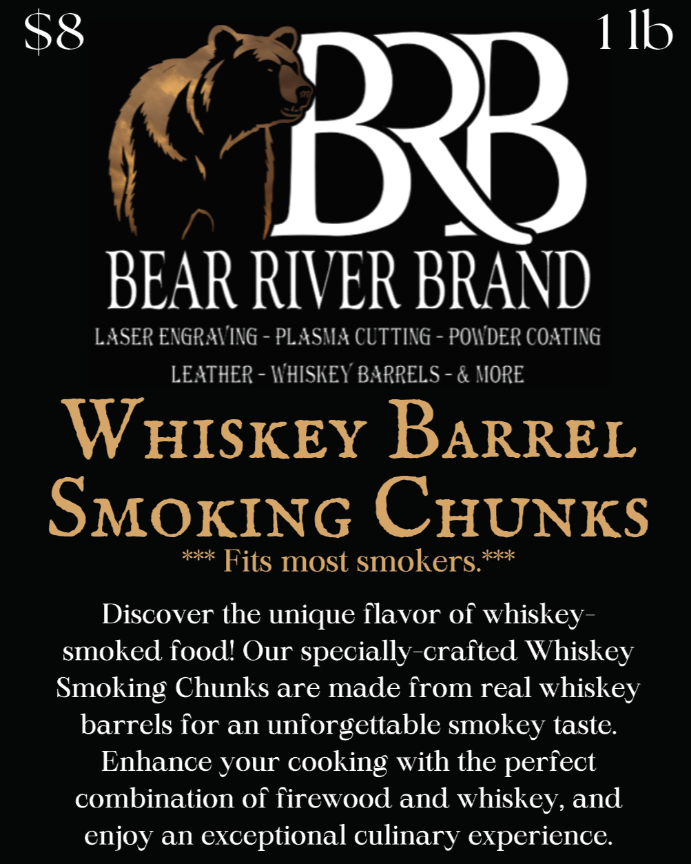 Whiskey Barrel Smoking Chunks