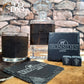Leather Wrapped Bourbon Decanter Set