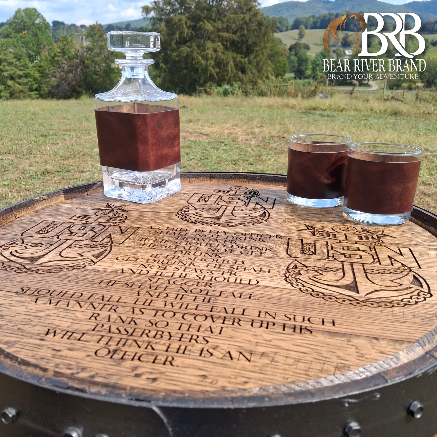 Whiskey Barrel Cabinet