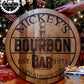 Bourbon Bar Barrel Lid - Personalize