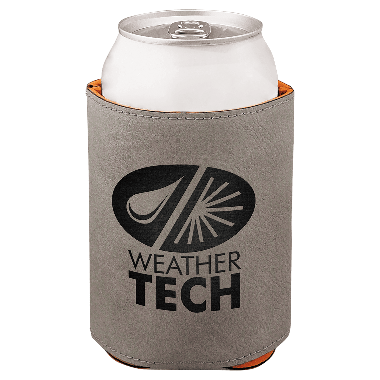 Leatherette Can Cooler - Multiple Colors